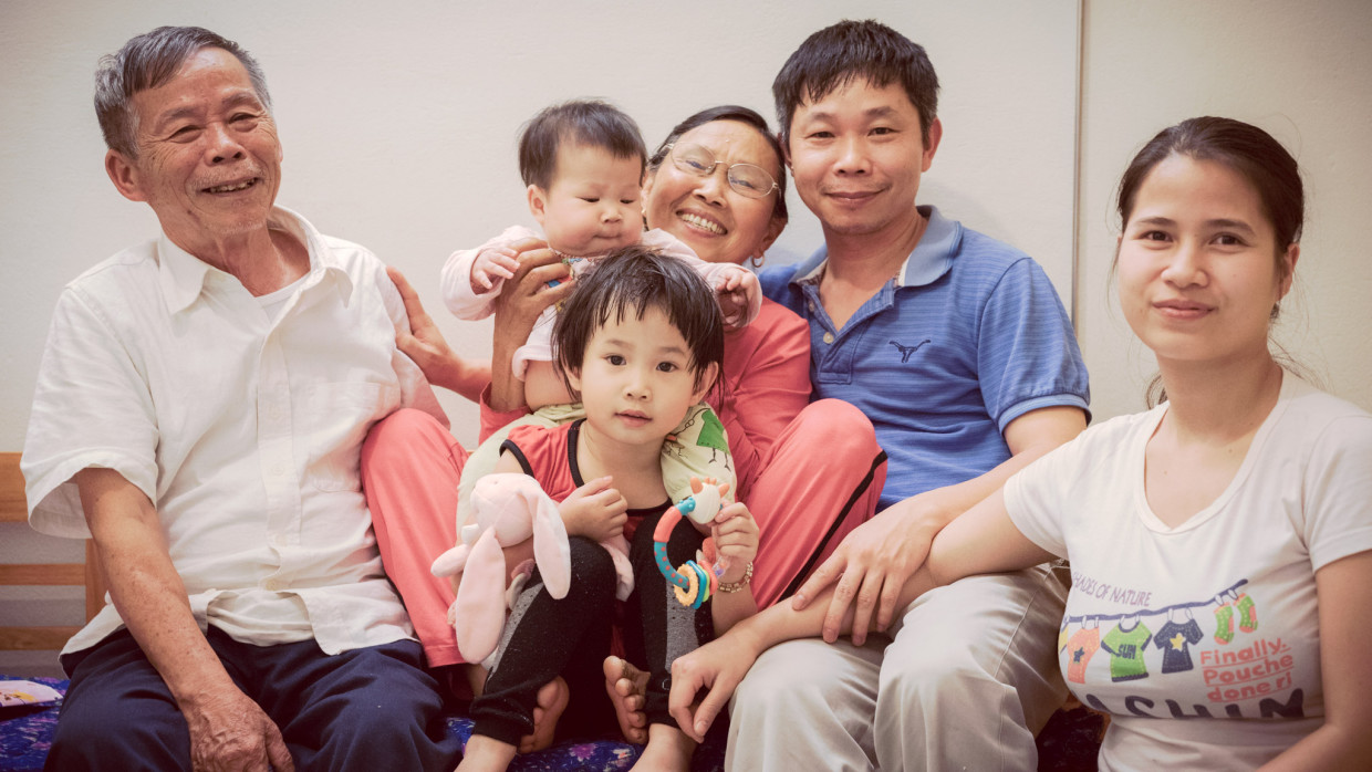 Famille de Khanh au Vietnam