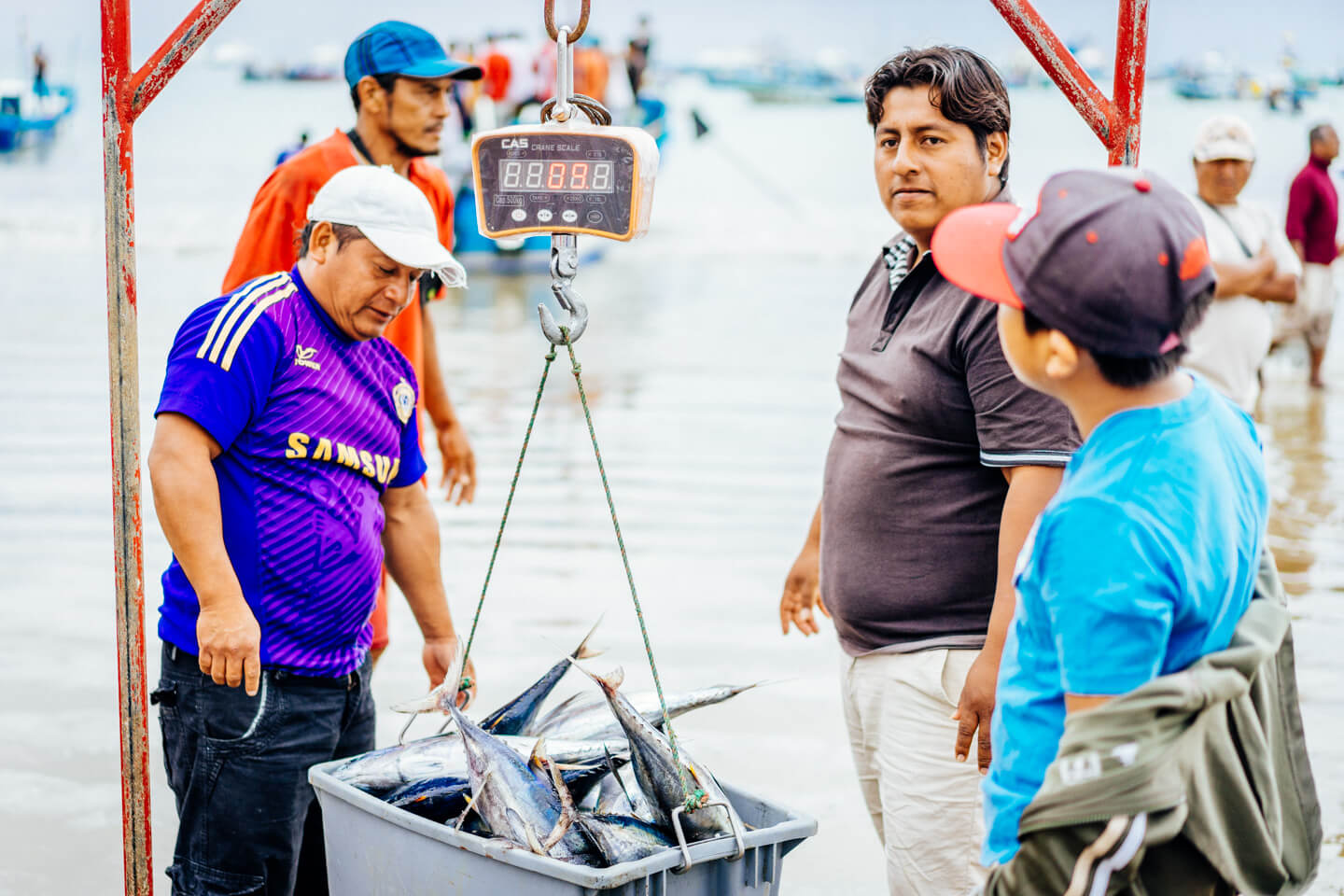 Marché au poisson de Puerto Lopez